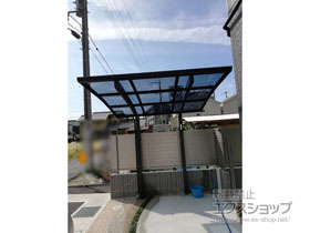 のサイクルポート・駐輪場 レイナポートグランミニ 積雪〜20cm対応 施工例