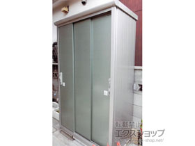 の物置・屋外倉庫 エスモ 一般型 1200×650×1959（ESE-1206A） ESE-1206A-EG 施工例