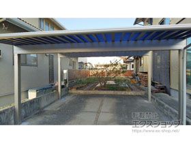 のカーポート エフルージュ ツイン50 積雪〜50cm対応 施工例