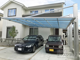 のカーポート ダブルフェース 積雪〜20cm対応 施工例