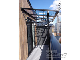 のバルコニー・ベランダ屋根 スピーネ F型 屋根タイプ 単体 積雪〜20cm対応 施工例