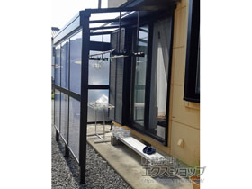 のテラス屋根 ソラリア F型 テラスタイプ 単体 積雪〜20cm対応 施工例