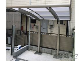 のサイクルポート・駐輪場 プレシオスポート ミニ 積雪〜20cm対応 施工例