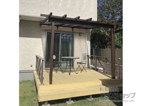 のテラス屋根 サザンテラス (パーゴラ仕様) テラスタイプ 単体 施工例
