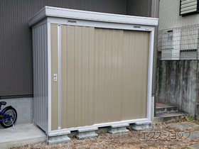 の物置・屋外倉庫 ネクスタ 一般型 2210×950×2020 NXN-21S-MB 施工例