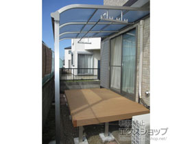 のテラス屋根 ソラリア R型 テラスタイプ 単体 積雪〜20cm対応 施工例