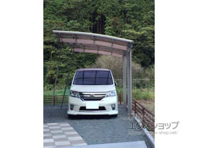 YKKAPのバルコニー屋根 ソラリア R型 ルーフタイプ 単体 積雪〜20cm対応 施工例