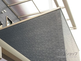 のバルコニー・ベランダ屋根 ソラリア F型 屋根タイプ 単体 積雪〜20cm対応 施工例