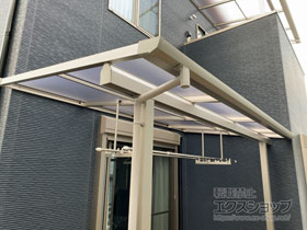 のテラス屋根 ソラリア F型 テラスタイプ 単体 積雪〜20cm対応 施工例