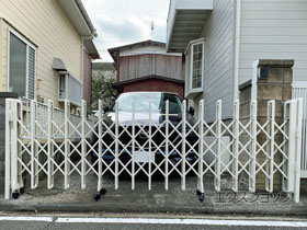 のカーゲート レイオス1型 ノンレール 片開き 34Ｓ 施工例