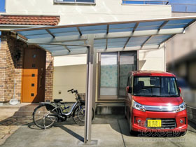 のカーポート エフルージュ プラス マテリアルカラー　積雪〜20cm対応 施工例