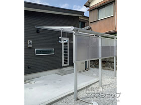 のテラス屋根 ソラリア F型 テラスタイプ 単体 積雪〜20cm対応 施工例