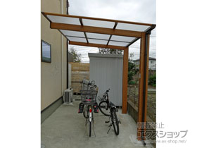 のサイクルポート・駐輪場 アートポート ミニ 積雪〜20cm対応 施工例