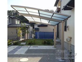 のカーポート ネスカR (ラウンドスタイル) 積雪〜20cm対応 施工例