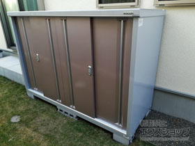 の物置・屋外倉庫 シンプリー 一般型 1940×755×1303 MJX-197C-P-AR 施工例