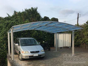 YKKAPのカーポート レイナツインポートグラン　積雪～20cm対応 施工例