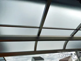 YKKAPのバルコニー屋根 ソラリア R型 屋根タイプ 単体 積雪～20cm対応 施工例