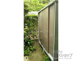 の物置・屋外倉庫 シンプリー 一般型 1940×905×1903（MJX-199E） MJX-199E-AR 施工例