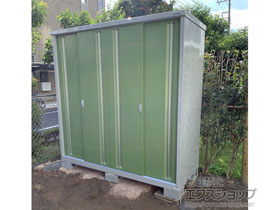 の物置・屋外倉庫 シンプリー 一般型 1940×755×1903（MJX-197E） MJX-197E-LG 施工例