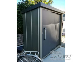 の物置・屋外倉庫 エスケーエイト SK8-70 一般型 1800×1200×1940 SK8-70-GK 施工例