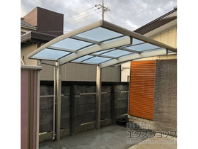 のサイクルポート・駐輪場 レイナポートグランミニ 積雪〜20cm対応 施工例