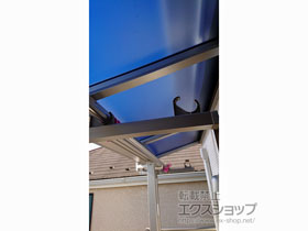 のバルコニー・ベランダ屋根 プレシオステラスII F型 屋根タイプ 単体 積雪〜20cm対応 施工例