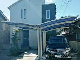 のカーポート プレシオスポート Y合掌 積雪〜20cm対応 施工例