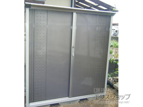 の物置・屋外倉庫 グランプレステージジャンプ 1488×650×1600 GP-156B-T-【CB】 施工例