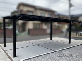 のカーポート エフルージュ ツイン 積雪〜20cm対応 施工例