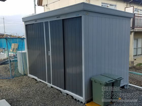 の物置・屋外倉庫 ネクスタ 一般型 3050×1790×2020 NXN-55S-PG 施工例