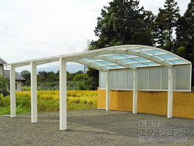 のカーポート レイナツインポートグラン50 積雪50cm対応 施工例