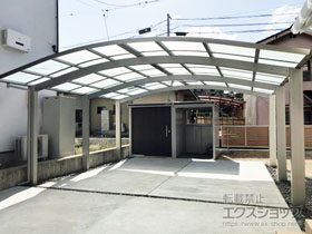 のカーポート レイナツインポートグラン50 積雪50cm対応 施工例