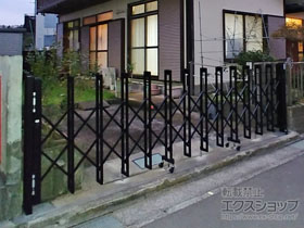 のカーゲート アルシャインII L型 Aタイプ ノンレール 片開き 420S 施工例