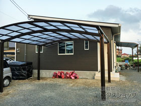 のカーポート プレシオスポート ワイド 積雪〜20cm対応 施工例