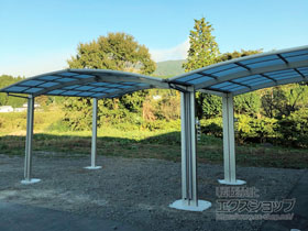 のカーポート レイナポートグラン M合掌　積雪〜20cm対応 施工例