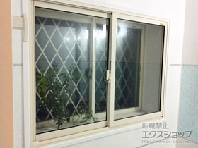 の二重窓（内窓） インプラス ダストバリア仕様 引違い窓 浴室仕様 タイル納まり 2枚建 施工例