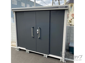 の物置・屋外倉庫 エルモ 積雪型 2570×1170×2121 LMDS-2511-SM 施工例