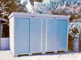 の物置・屋外倉庫 ネクスタ 一般型 3050×1790×2020（NXN-55S） NXN-55S-OG 施工例