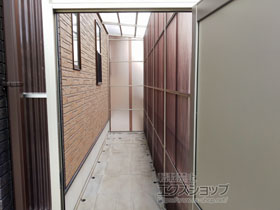 のストックヤード ストックヤードII 片側ドア付きタイプ 積雪〜20ｃｍ対応 施工例