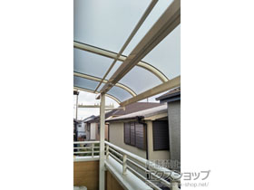 のバルコニー・ベランダ屋根 ソラリア R型 屋根タイプ 単体 積雪〜20cm対応 施工例