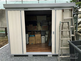 の物置・屋外倉庫 ネクスタ 一般型 2630×2630×2020（NXN-70S） NXN-70S-FW 施工例