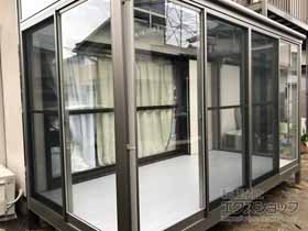 のテラス囲い・サンルーム サニージュ F型 床納まり ランマ無 積雪〜20cm対応 施工例