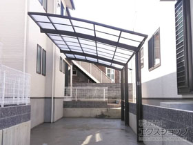 のカーポート ネスカR (ラウンドスタイル) 延長 積雪〜20cm対応 施工例