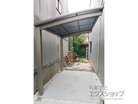 のサイクルポート・駐輪場 ネスカRミニ (ラウンドスタイル) 積雪〜20cm対応 施工例