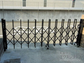 のカーゲート アルシャインII L型 Aタイプ ノンレール 片開き 360S 施工例