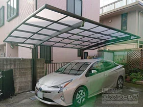 YKKAPのカーポート レイナポートグラン　積雪～20cm対応 施工例