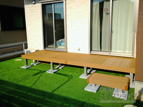 のウッドデッキ リウッドデッキ 200 施工例