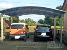 のカーポート レイナツインポートグラン　積雪〜20cm対応 施工例