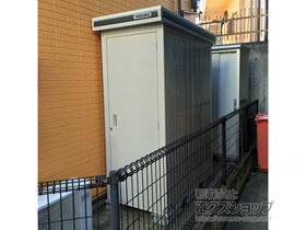 の物置・屋外倉庫 エルモ 一般型 820×1520×2120 LMD-0815-CB 施工例