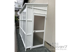 のストックヤード オイトック アルミパネル囲い 片ドアタイプ 単体 積雪〜20ｃｍ対応 施工例